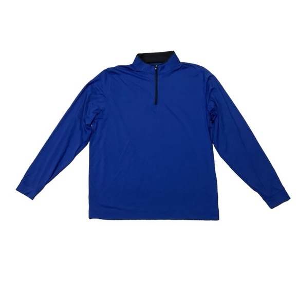 Footjoy 1/4 Zip Sz Large Golf Blue - Picture 1 of 6